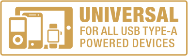For all USB type a powered devices